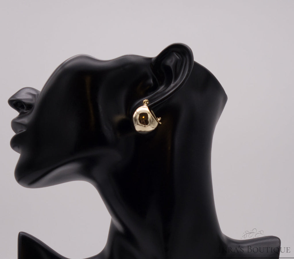 Edelstahl Shell Design Ohrringe