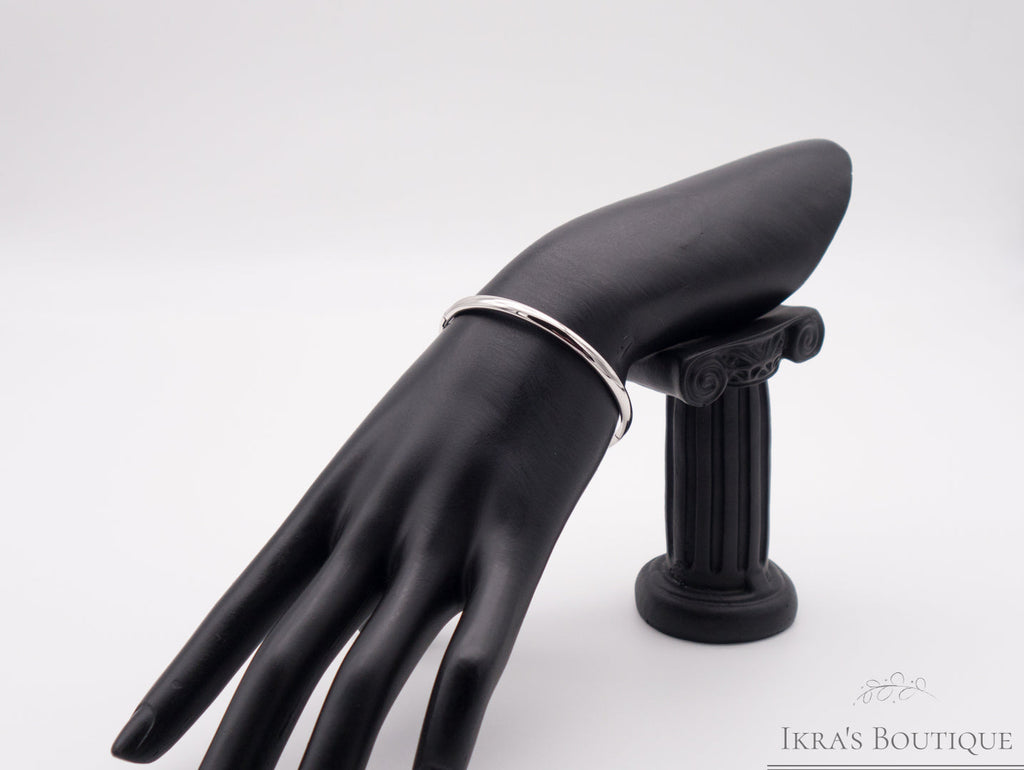 Berceste series Plain Silver Armband