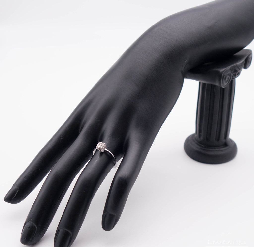 Berceste series Zirkonia Cube Ring - Ikra's Boutique